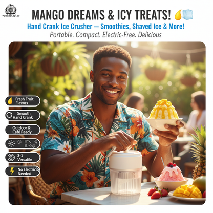 Black American Man Outdoor Café