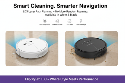 Black & White Robot Vacuum Side by Side American Google Ad