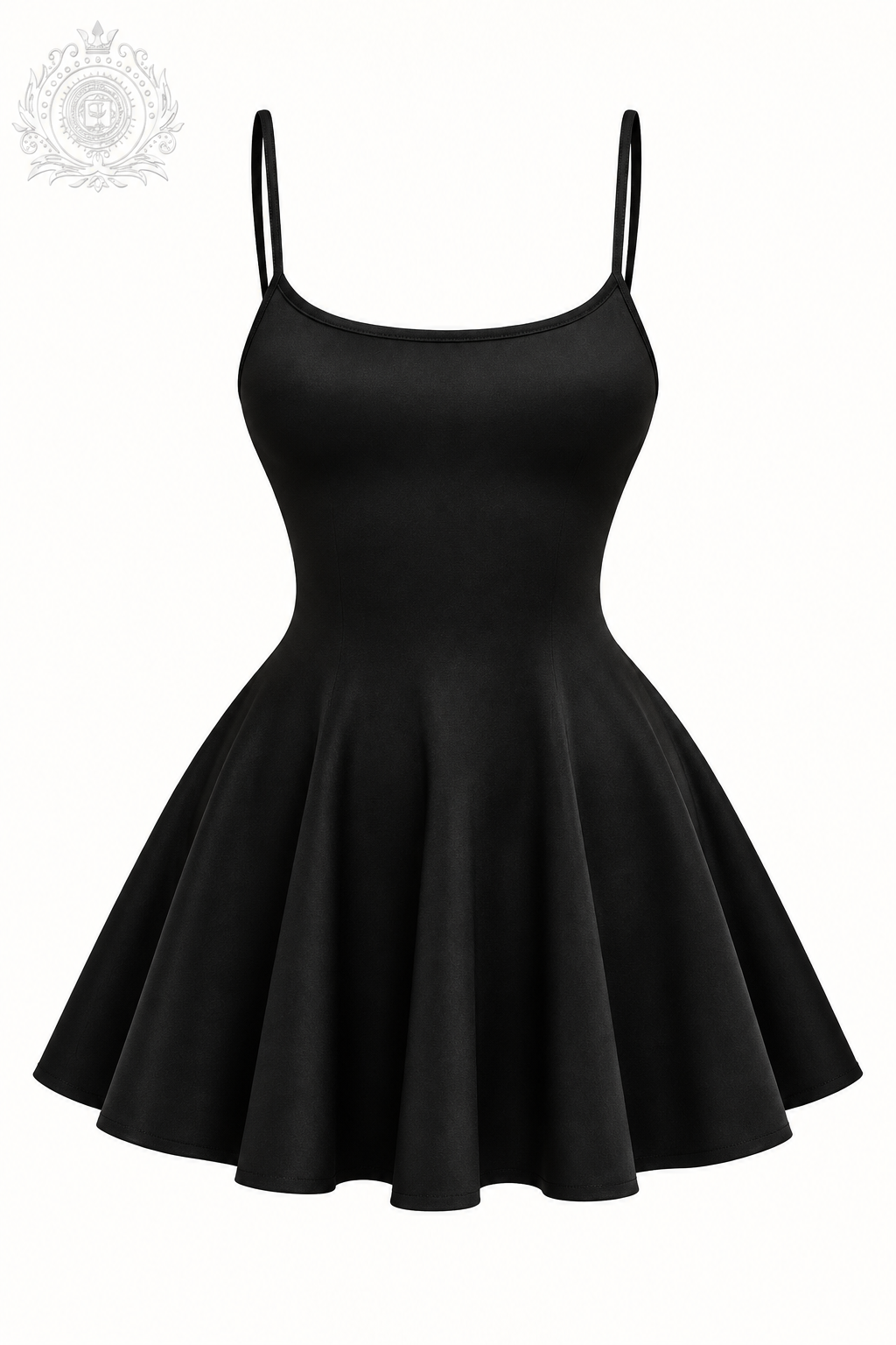 Women's Mini Slip Dress | Spaghetti Straps & Flared Skirt | Loungewear & At-Home Styling