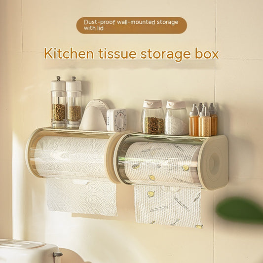 Nachuan Wall-mounted Kitchen Tissue Storage Box Household Toilet