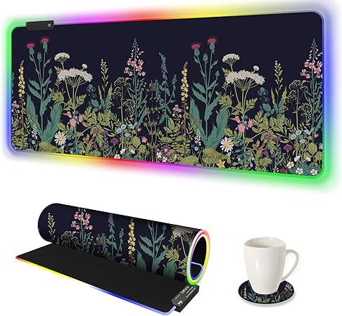 Gaming And Office USB RGB Backlit Mouse Pad