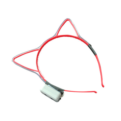 Cool Light Hair Hoop Halloween Led Cat Ears