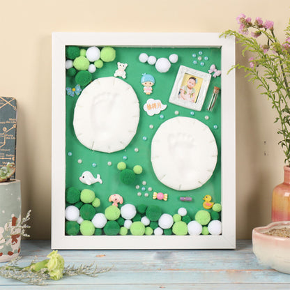 Hand And Foot Ink Pad Full Moon Footprint Hundred Days Commemoration DIY Homemade