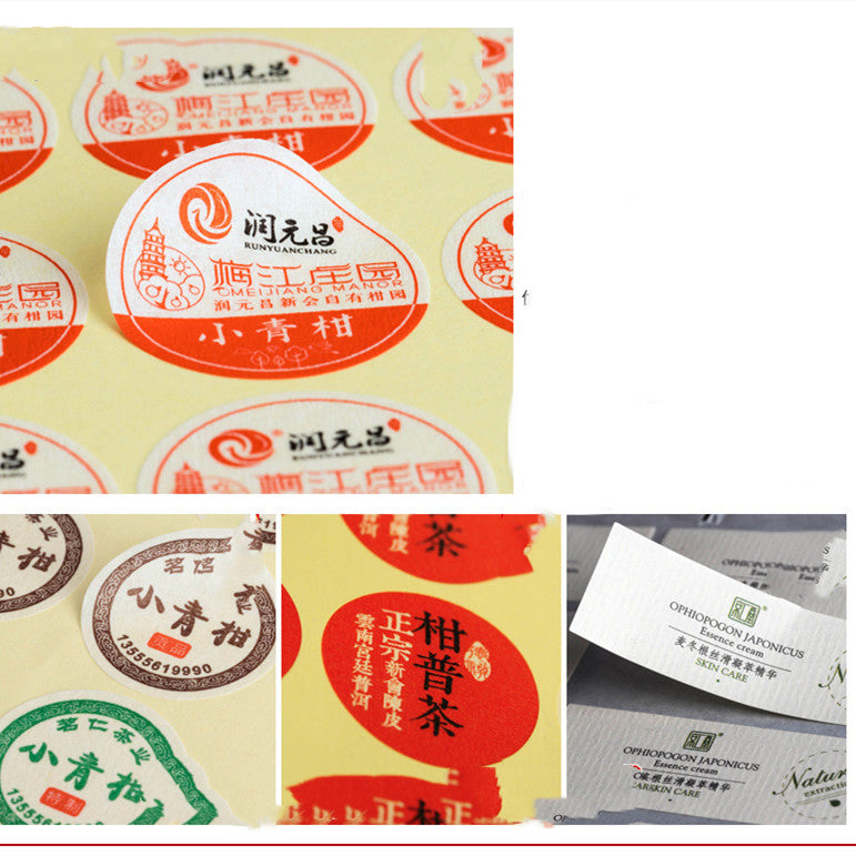 Color Sticker Printing Custom Sticker Paper
