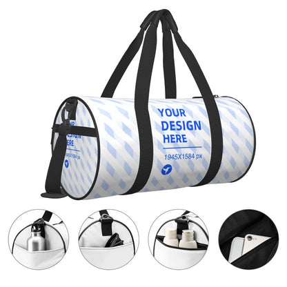 Create Your Own Round Large Capacity Travel Duffle Bag