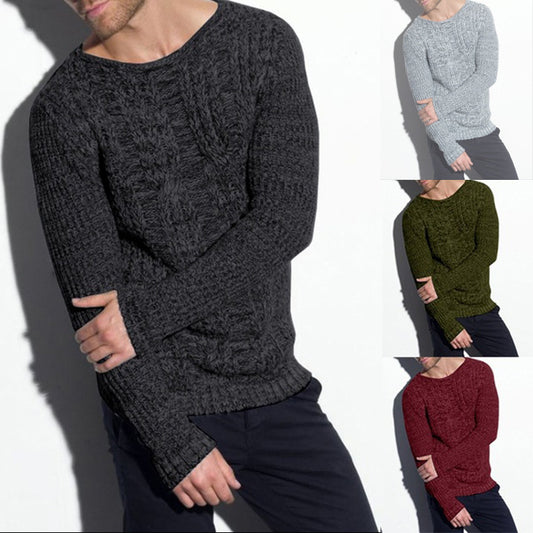 Men's New Product Fashion Polyester Knit Sweater