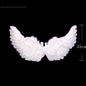 Wings Props Flower Girl Dress Up Halloween Christmas Show Feather Wings