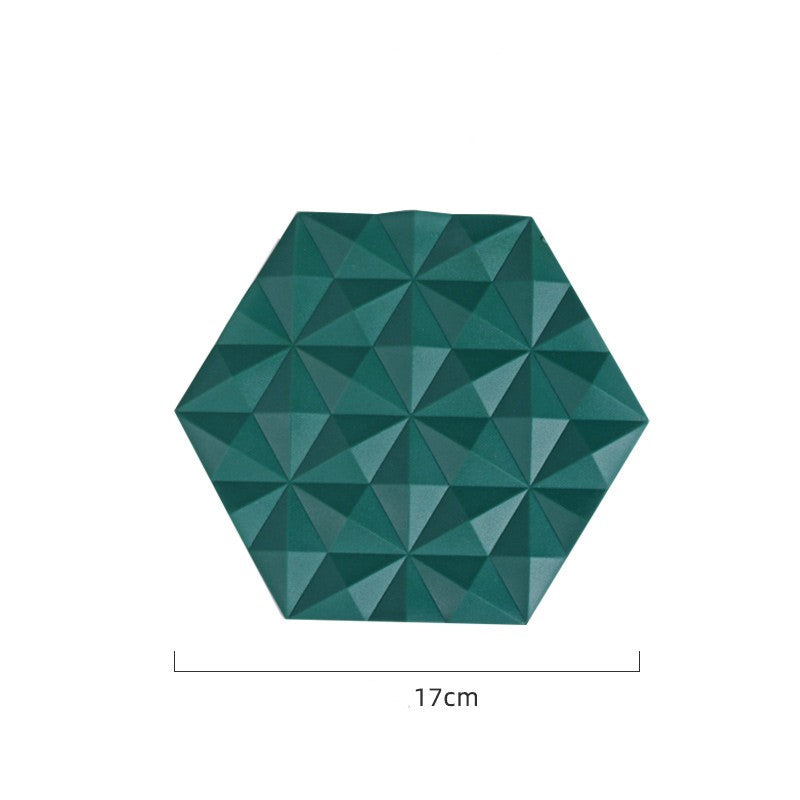 Table Insulation Pad Silicone Light Luxury Placemat Anti-scalding Anti-slip Pad