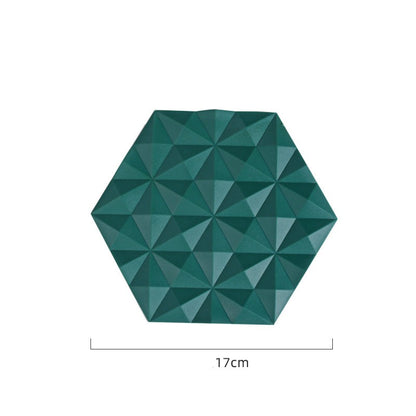 Table Insulation Pad Silicone Light Luxury Placemat Anti-scalding Anti-slip Pad