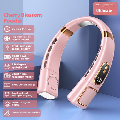 Hanging Neck Fan USB Charging Smart Bladeless