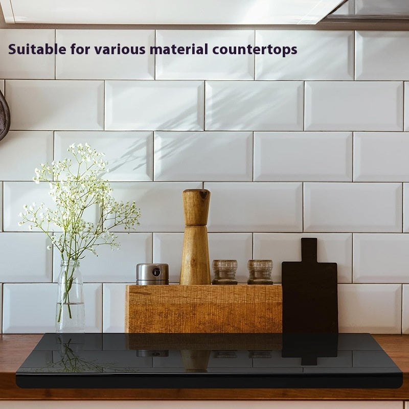 Kitchen Black Acrylic Chopping Board Non-slip