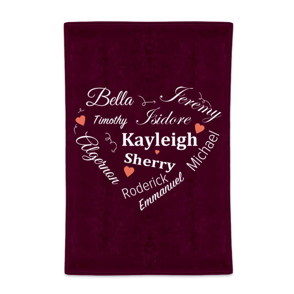 Personalized Name Blanket For Infants And Toddlers