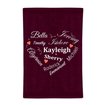 Personalized Name Blanket For Infants And Toddlers