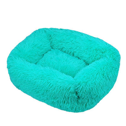 Winter Plush Pet Nest Square Mat