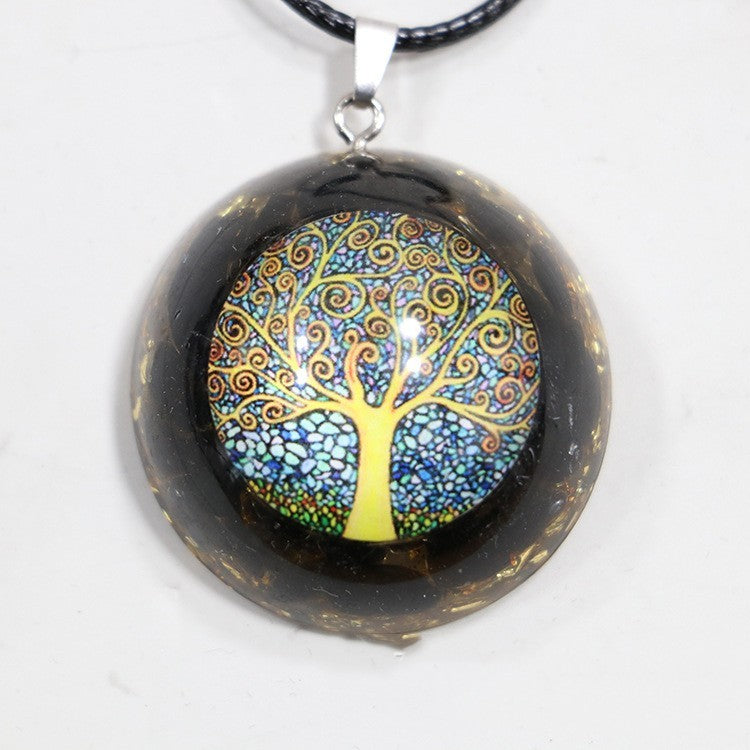 Natural Crystal Gravel Personalized Pendant For Men And Women