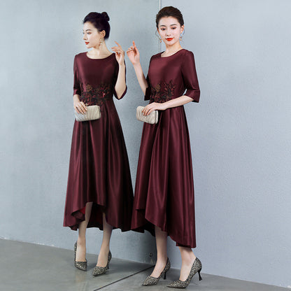 Chinese Style Dress Long Happy Mother-in-law Wedding