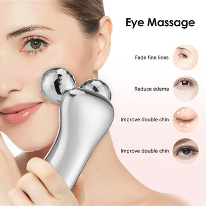 New Roller Massage Instrument Facial Intelligent Pulse Face Slimming Device Domestic Beauty Apparatus