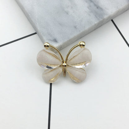 Diy Alloy Jewelry Accessories Crystal Butterfly Apple Mobile Phone Case