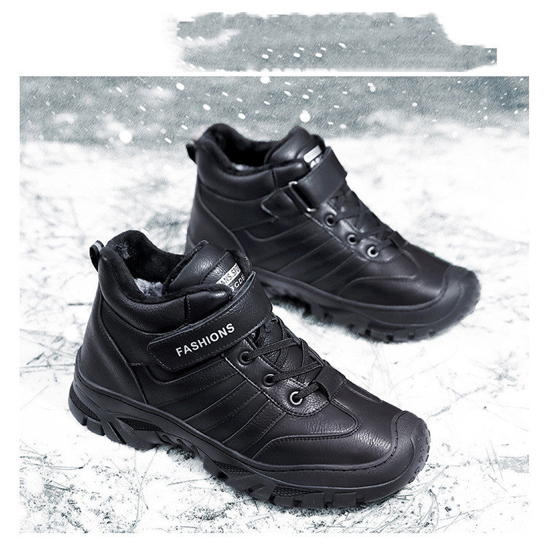 Men's Outdoor Mountaineering Snow Boots In Winter