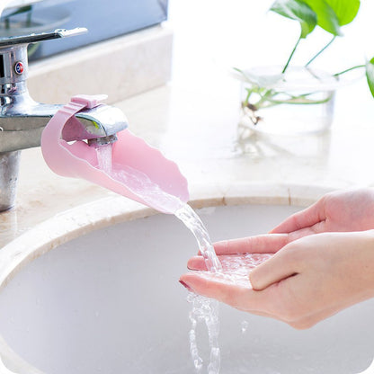 Household Faucet Lengthened Hand Washing Device Guide Gutter Tap Water Extension Extender Children's Hand Washing Aid