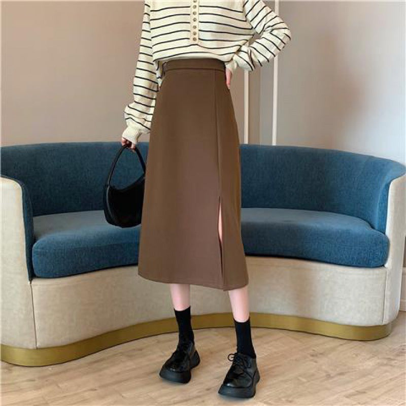 Plus Size Women's Black Skirt Women's High Waist