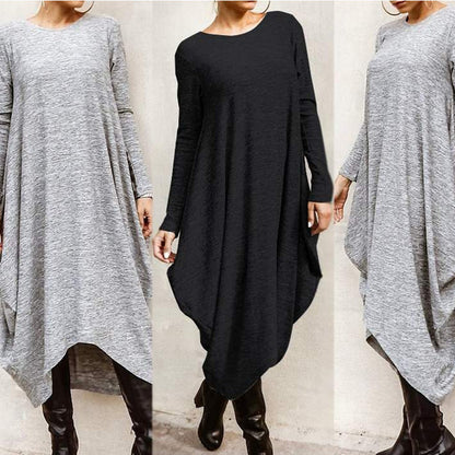 Women's Irregular Loose Plus Size Dress