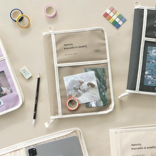 Portable Shockproof Simple Canvas Tablet Computer Bag