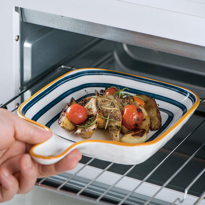 Ceramic Oven Baking Ideas With Handle Plate Net Red Baked Rice Plate Household