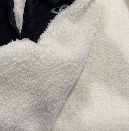 Fashion 3D Digital Cloak Coat With Plush For Warmth In Winter