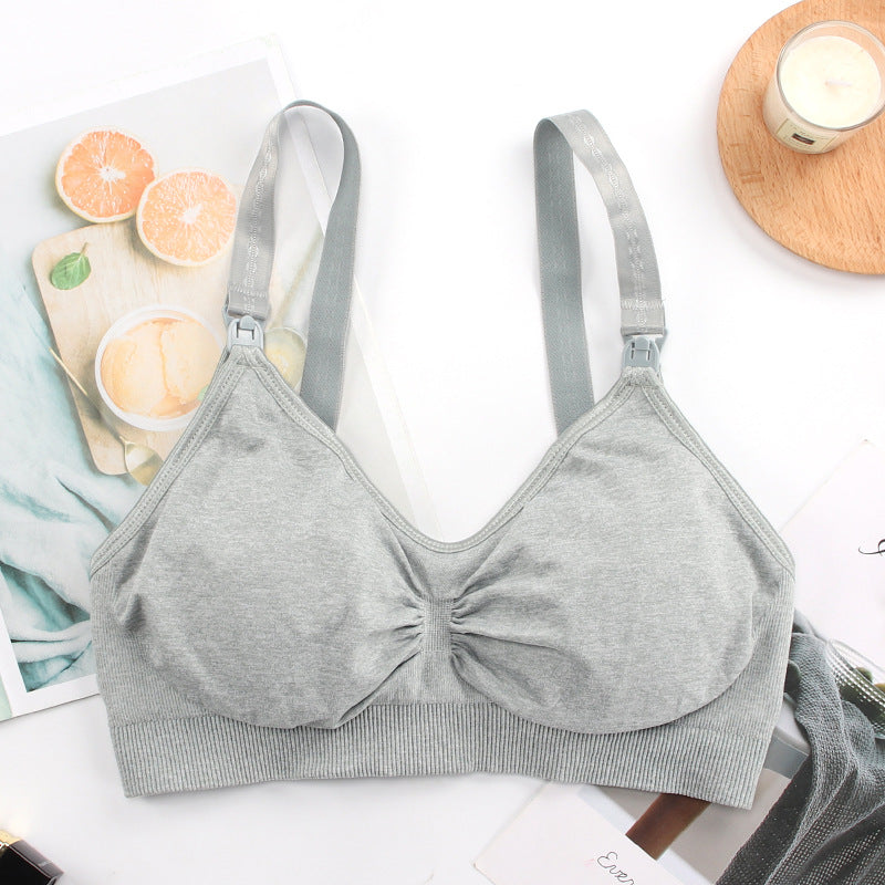 Plus Size Maternity Bra Without Steel Ring Postpartum Mom