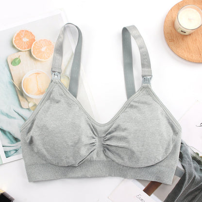 Plus Size Maternity Bra Without Steel Ring Postpartum Mom