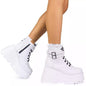 Platform Shoes Boots Women Winter Shoes Genuine Leather - FLIPSTYLEZLLC