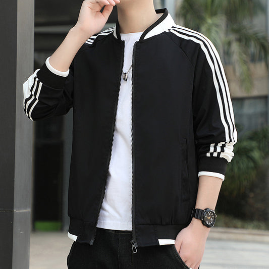 BLACK Jacket Casual Jacket Men