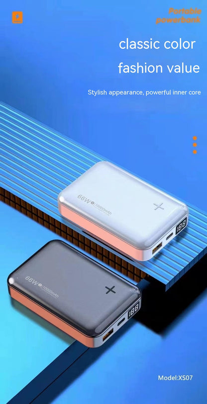 Charge Smart Digital Display Mobile Power Supply National Standard Power Bank Compact Mini