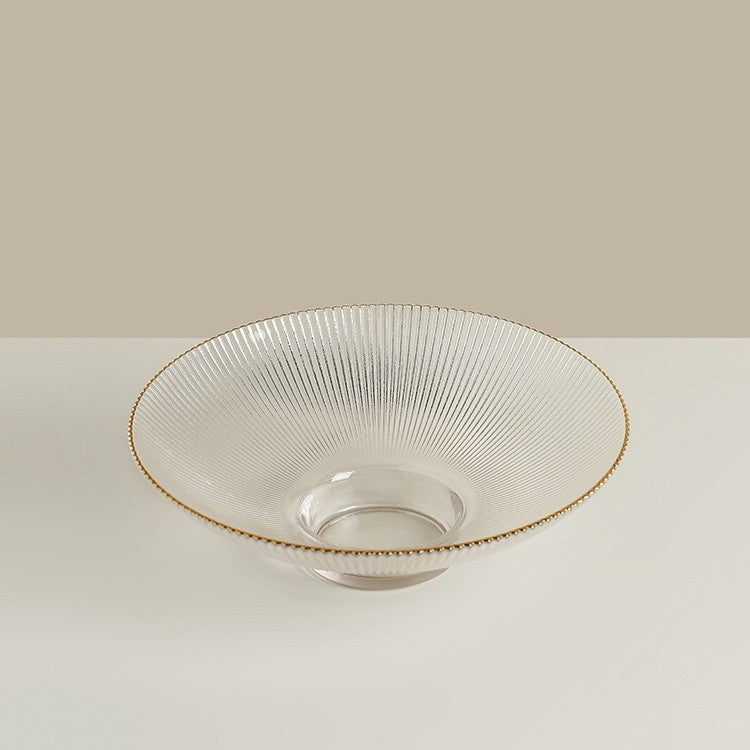 Glass Fruit Tray Living Room Coffee Table