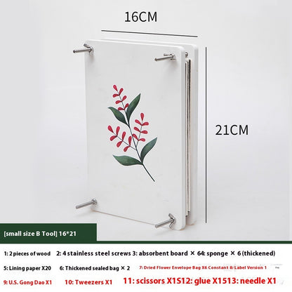 Dried Flower Knurling Tool Plant Specimen Making Tools