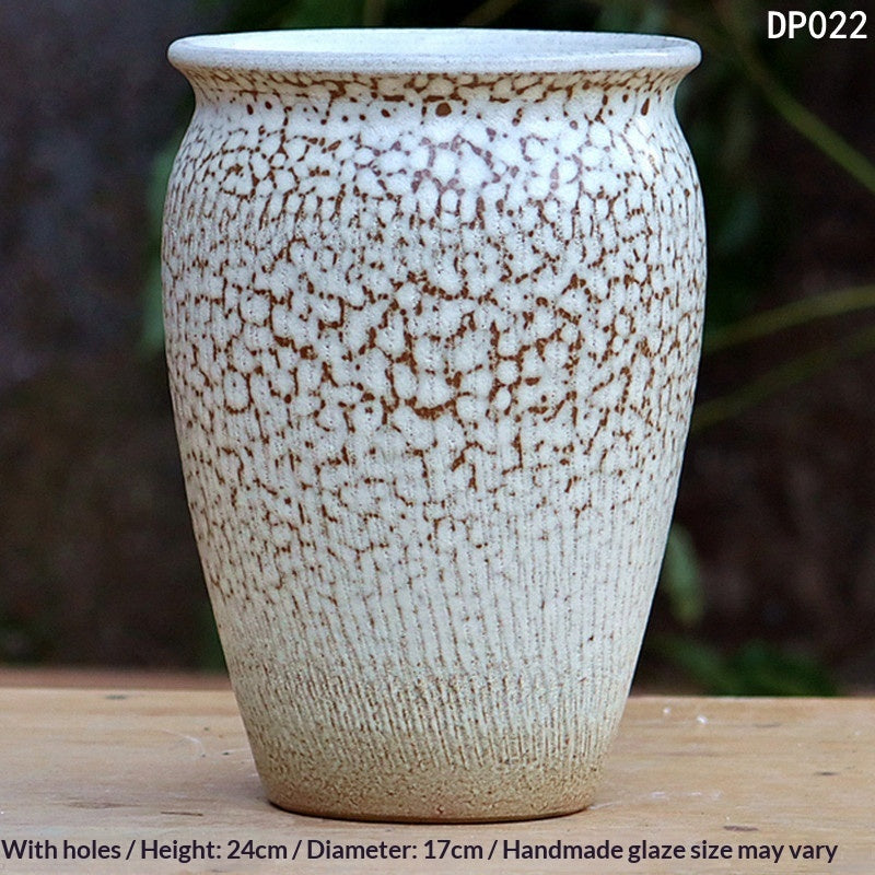 Household Extra-Large Succulent Planter Ceramic Tall Pot