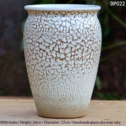 Household Extra-Large Succulent Planter Ceramic Tall Pot