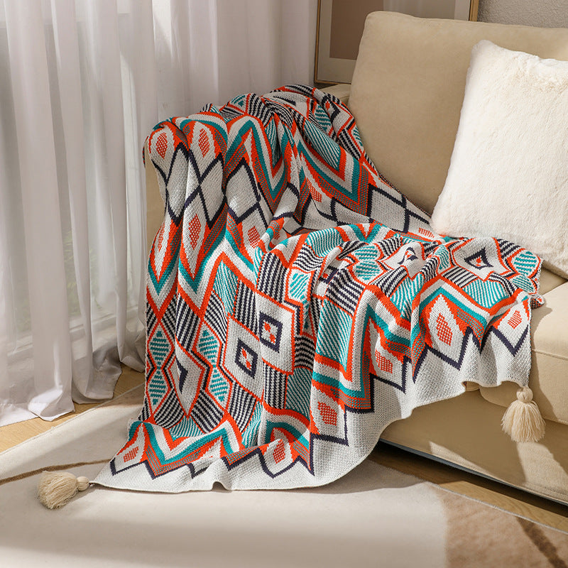 Decoration Bohemian Windblown Sofa Cover Blanket