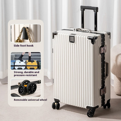 Suitcase Large Capacity Aluminium Frame Luggage