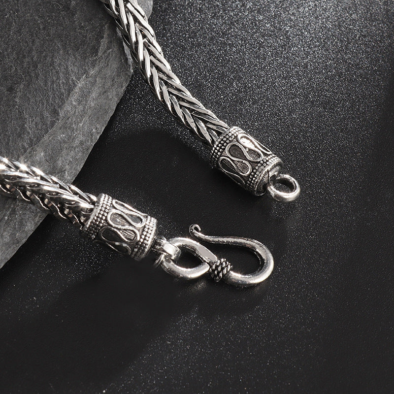 Men's Retro Stainless Steel Ins Style Personalized Bracelet