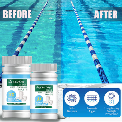 Pool Effervescent Tablets Spa Bathroom Treatment Algae Remover