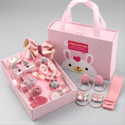 Children's Clip Hair Accessories Set Gift Box