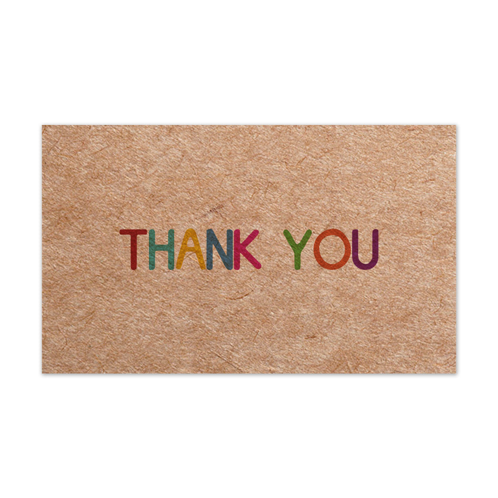 English Holiday Thank You Simple And DIY Creative Greeting Card