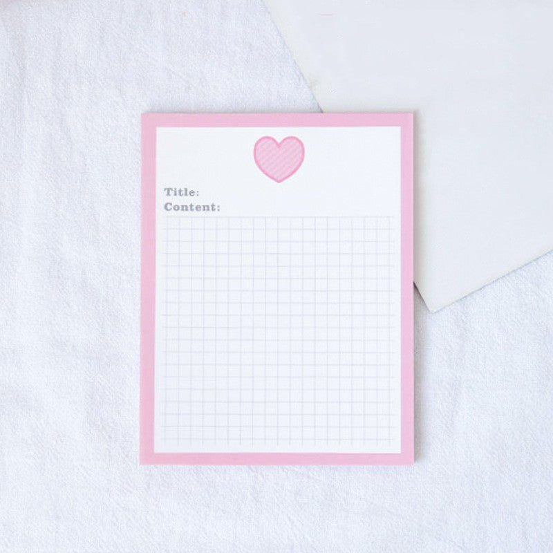 Patting Paper Cute Avocado Bear Sticky Note Book Tear