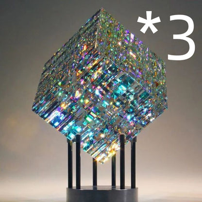 Glass Sculpture Table Furnishing Pieces Of Art Stock