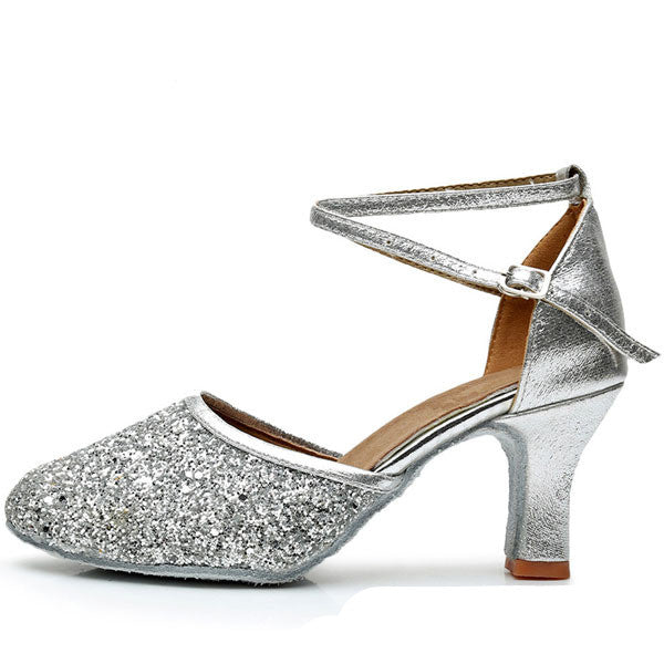 Women High Heeled Modern Latin Dance Shoes - FLIPSTYLEZLLC