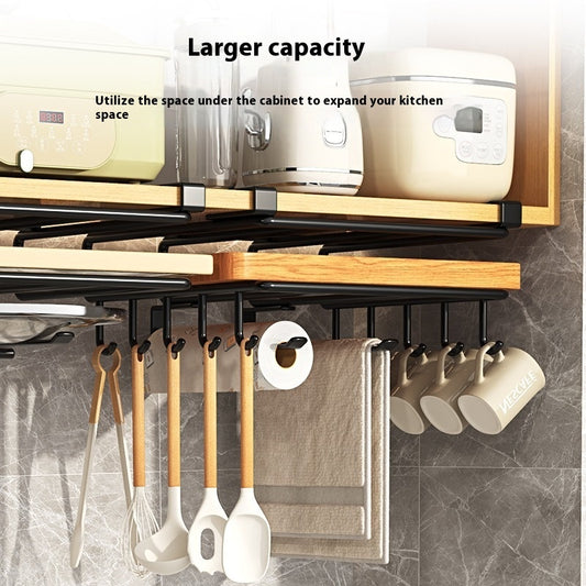 Kitchen Punch-free Storage Rack Double-layer Chopping Board Rack