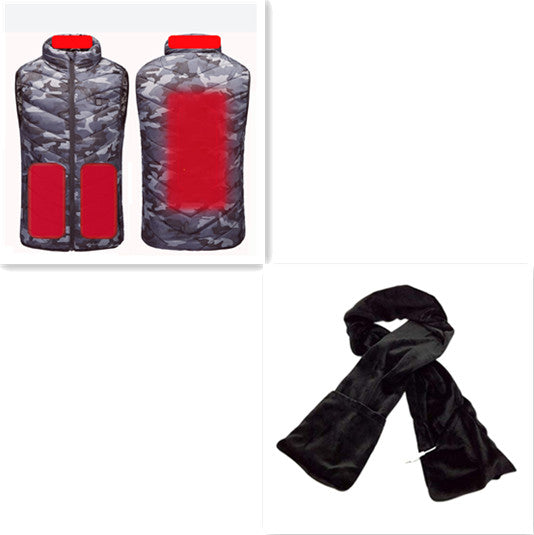 Graphene electric heating vest