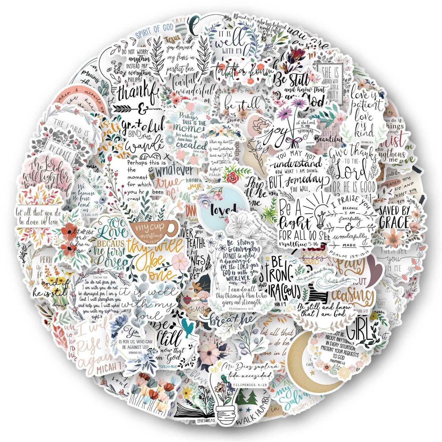 Cross-border Bible Graffiti Notebook Luggage Scooter Waterproof Stickers